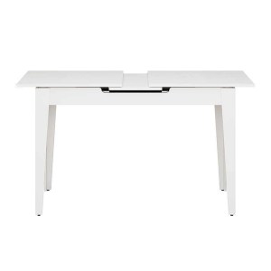 meg-GP009-0274,2-7 ΤΡΑΠΕΖΙ TRENDLINE MEGAPAP ΕΠΕΚΤΕΙΝΟΜΕΝΟ ΧΡΩΜΑ ΛΕΥΚΟ 120/150X70X75ΕΚ.