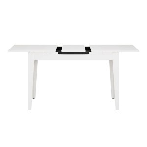 meg-GP009-0274,2-8 ΤΡΑΠΕΖΙ TRENDLINE MEGAPAP ΕΠΕΚΤΕΙΝΟΜΕΝΟ ΧΡΩΜΑ ΛΕΥΚΟ 120/150X70X75ΕΚ.