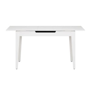 meg-GP009-0274,2-9 ΤΡΑΠΕΖΙ TRENDLINE MEGAPAP ΕΠΕΚΤΕΙΝΟΜΕΝΟ ΧΡΩΜΑ ΛΕΥΚΟ 120/150X70X75ΕΚ.