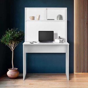 meg-GP009-0280,1-1 ΓΡΑΦΕΙΟ ΕΡΓΑΣΙΑΣ TRENDLINE MEGAPAP ΧΡΩΜΑ ΛΕΥΚΟ 90X52X148ΕΚ.