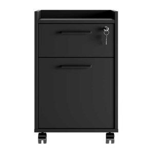 meg-GP009-0282,1-3 ΣΥΡΤΑΡΙΕΡΑ ΓΡΑΦΕΙΟΥ GAMER MEGAPAP ΤΡΟΧΗΛΑΤΗ ΜΕ ΚΛΕΙΔΑΡΙΑ ΧΡΩΜΑ ΜΑΥΡΟ 40X40X56ΕΚ.