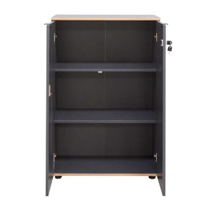 meg-GP009-0284,1-4 ΝΤΟΥΛΑΠΙ ΓΡΑΦΕΙΟΥ RIO MEGAPAP ΜΕ ΚΛΕΙΔΑΡΙΑ ΧΡΩΜΑ ΑΝΘΡΑΚΙ 72X34X109ΕΚ.