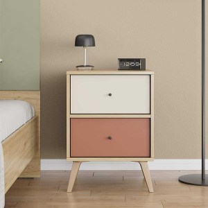 meg-GP009-0288,1-2 ΚΟΜΟΔΙΝΟ TERRA MEGAPAP ΧΡΩΜΑ FLORIDA OAK 44X44X61ΕΚ.