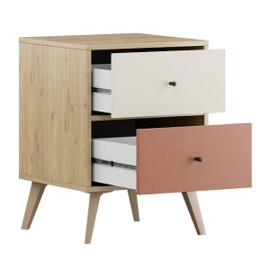 meg-GP009-0288,1-3 ΚΟΜΟΔΙΝΟ TERRA MEGAPAP ΧΡΩΜΑ FLORIDA OAK 44X44X61ΕΚ.
