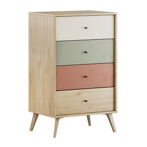 meg-GP009-0291,1-0 ΣΥΡΤΑΡΙΕΡΑ TERRA MEGAPAP ΧΡΩΜΑ FLORIDA OAK 60X44X100ΕΚ.
