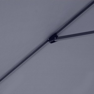 meg-GP010-0057,2-4 ΟΜΠΡΕΛΑ ΚΗΠΟΥ DYLAN MEGAPAP ΑΛΟΥΜΙΝΙΟΥ ΧΡΩΜΑ ΑΝΘΡΑΚΙ 3X3M.