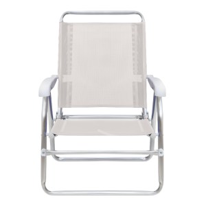meg-GP010-0070,1-3 ΚΑΡΕΚΛΑΚΙ ΠΑΡΑΛΙΑΣ ALU MEGAPAP ΑΛΟΥΜΙΝΙΟΥ ΧΡΩΜΑ ΛΕΥΚΟ 54X52X80ΕΚ.