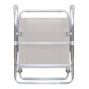 meg-GP010-0070,1-5 ΚΑΡΕΚΛΑΚΙ ΠΑΡΑΛΙΑΣ ALU MEGAPAP ΑΛΟΥΜΙΝΙΟΥ ΧΡΩΜΑ ΛΕΥΚΟ 54X52X80ΕΚ.