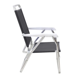 meg-GP010-0070,2-4 ΚΑΡΕΚΛΑΚΙ ΠΑΡΑΛΙΑΣ ALU MEGAPAP ΑΛΟΥΜΙΝΙΟΥ ΧΡΩΜΑ ΑΝΘΡΑΚΙ 54X52X80ΕΚ.