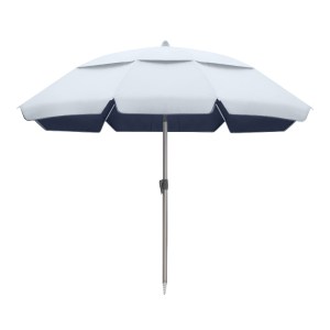 meg-GP010-0071,2-0_ ΟΜΠΡΕΛΑ ΘΑΛΑΣΣΗΣ ΑΛΟΥΜΙΝΙΟΥ MALIBU MEGAPAP ΜΕ UPF 50+ ΠΡΟΣΤΑΣΙΑ ΧΡΩΜΑ ΑΣΗΜΙ - ΜΠΛΕ Ø2M