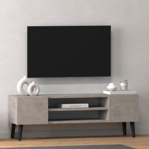 meg-GP022-0006,4-0 ΕΠΙΠΛΟ ΤΗΛΕΟΡΑΣΗΣ ETNA MEGAPAP ΧΡΩΜΑ ΓΚΡΙ ΡΕΤΡΟ 120X30X40ΕΚ.