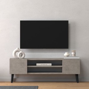 meg-GP022-0006,4-2 ΕΠΙΠΛΟ ΤΗΛΕΟΡΑΣΗΣ ETNA MEGAPAP ΧΡΩΜΑ ΓΚΡΙ ΡΕΤΡΟ 120X30X40ΕΚ.