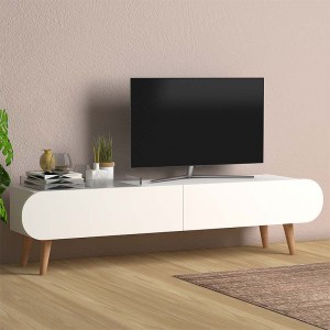 meg-GP022-0017,1-1 ΕΠΙΠΛΟ ΤΗΛΕΟΡΑΣΗΣ LOTUS MEGAPAP ΧΡΩΜΑ ΛΕΥΚΟ 120X30X40ΕΚ.