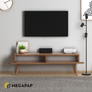 meg-GP022-0017,2-1 ΕΠΙΠΛΟ ΤΗΛΕΟΡΑΣΗΣ LOTUS MEGAPAP ΧΡΩΜΑ ΚΑΡΥΔΙ 120X30X40ΕΚ.