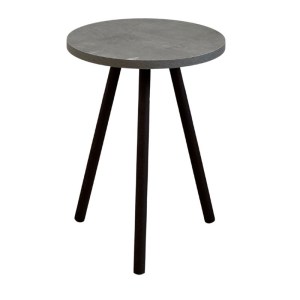 meg-GP022-0026,11-0 ΒΟΗΘΗΤΙΚΟ ΤΡΑΠΕΖΑΚΙ ROMA MEGAPAP ΧΡΩΜΑ ΓΚΡΙ ΡΕΤΡΟ 33,5X33,5X46ΕΚ.