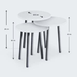 meg-GP022-0027,10-2 ΒΟΗΘΗΤΙΚΑ ΤΡΑΠΕΖΑΚΙΑ ROMA MEGAPAP ΧΡΩΜΑ ΓΚΡΙ ΡΕΤΡΟ