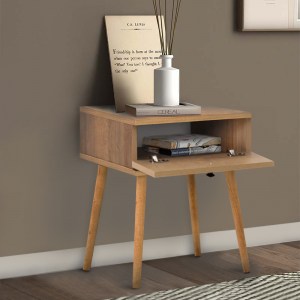 meg-GP022-0064,3-2 ΚΟΜΟΔΙΝΟ PAULINE MEGAPAP ΜΕΛΑΜΙΝΗΣ ΧΡΩΜΑ PINE OAK 45X35X61ΕΚ.