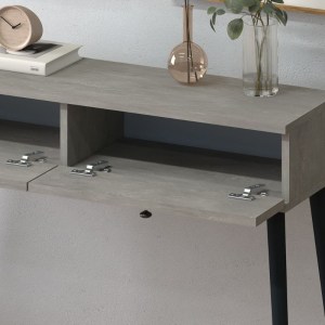 meg-GP022-0065,3-3 ΚΟΝΣΟΛΑ ALIS MEGAPAP ΧΡΩΜΑ ΓΚΡΙ ΡΕΤΡΟ 110X29X88ΕΚ.