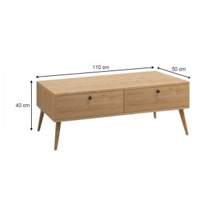 meg-GP022-0088,1-4 ΤΡΑΠΕΖΑΚΙ ΣΑΛΟΝΙΟΥ ALIS MEGAPAP ΧΡΩΜΑ OAK 110X50X40ΕΚ.