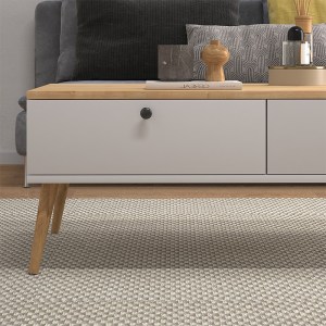 meg-GP022-0088,2-2 ΤΡΑΠΕΖΑΚΙ ΣΑΛΟΝΙΟΥ ALIS MEGAPAP ΧΡΩΜΑ ΛΕΥΚΟ - OAK 110X50X40ΕΚ.