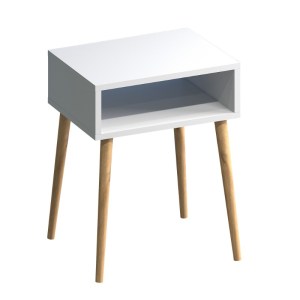 meg-GP022-0089,1-4 ΚΟΜΟΔΙΝΟ FIONA MEGAPAP ΧΡΩΜΑ ΛΕΥΚΟ 45X30X58ΕΚ.