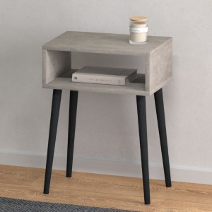 meg-GP022-0089,4-0 ΚΟΜΟΔΙΝΟ FIONA MEGAPAP ΧΡΩΜΑ ΓΚΡΙ ΡΕΤΡΟ 45X30X58ΕΚ.