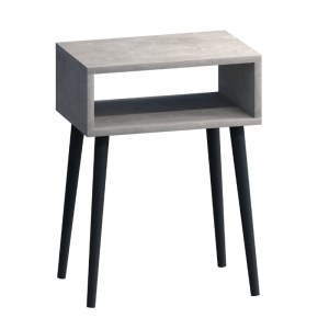meg-GP022-0089,4-2 ΚΟΜΟΔΙΝΟ FIONA MEGAPAP ΧΡΩΜΑ ΓΚΡΙ ΡΕΤΡΟ 45X30X58ΕΚ.