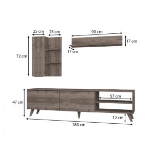 meg-GP028-0020,1-3 ΣΥΝΘΕΣΗ ΤΗΛΕΟΡΑΣΗΣ ORION MEGAPAP ΑΠΟ ΜΕΛΑΜΙΝΗ ΧΡΩΜΑ ΚΑΡΥΔΙ 180X35X47ΕΚ.