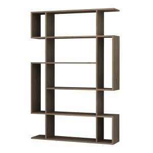 meg-GP028-0077,3-3 ΒΙΒΛΙΟΘΗΚΗ CLINT MEGAPAP ΧΡΩΜΑ ΚΑΡΥΔΙ 108,5X25,5X161ΕΚ.