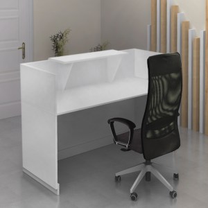 meg-GP028-0078,3-1 ΓΡΑΦΕΙΟ RECEPTION LEMMON MEGAPAP ΧΡΩΜΑ ΛΕΥΚΟ 160X70X110ΕΚ.