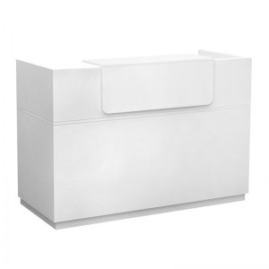 meg-GP028-0078,3-2 ΓΡΑΦΕΙΟ RECEPTION LEMMON MEGAPAP ΧΡΩΜΑ ΛΕΥΚΟ 160X70X110ΕΚ.