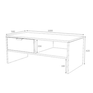 meg-GP028-0098,4-4 ΤΡΑΠΕΖΑΚΙ ΣΑΛΟΝΙΟΥ GALAXY MEGAPAP ΧΡΩΜΑ ΦΥΣΙΚΟ ΟΞΙΑΣ 100X50X42ΕΚ.