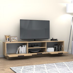 meg-GP028-0104,2-1 ΕΠΙΠΛΟ ΤΗΛΕΟΡΑΣΗΣ MENSA MEGAPAP ΧΡΩΜΑ ΦΥΣΙΚΟ ΟΞΙΑΣ 180X35X43CM.