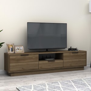 meg-GP028-0104,3-0 ΕΠΙΠΛΟ ΤΗΛΕΟΡΑΣΗΣ MENSA MEGAPAP ΧΡΩΜΑ ΚΑΡΥΔΙ 180X35X43CM.