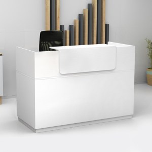 meg-GP028-0114,3-0 ΓΡΑΦΕΙΟ RECEPTION LEMMON MEGAPAP ΧΡΩΜΑ ΛΕΥΚΟ 120X70X110ΕΚ.