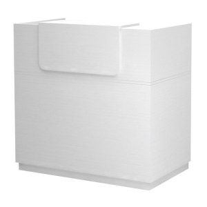 meg-GP028-0114,3-5 ΓΡΑΦΕΙΟ ΥΠΟΔΟΧΗΣ - RECEPTION LEMMON MEGAPAP ΧΡΩΜΑ ΛΕΥΚΟ 120X70X110ΕΚ.