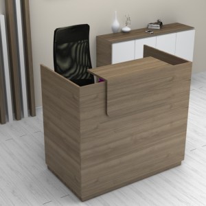 meg-GP028-0114,5-2 ΓΡΑΦΕΙΟ ΥΠΟΔΟΧΗΣ - RECEPTION LEMMON MEGAPAP ΧΡΩΜΑ ΚΑΡΥΔΙ 120X70X110ΕΚ.