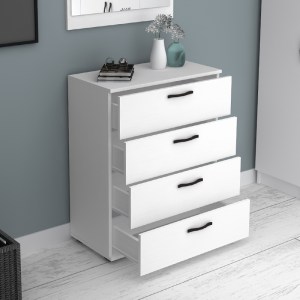 meg-GP028-0119,3-1 ΣΥΡΤΑΡΙΕΡΑ VELIKA MEGAPAP ΧΡΩΜΑ ΛΕΥΚΟ 73X44X96ΕΚ.