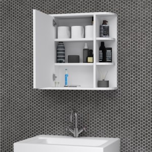 meg-GP028-0127,1-1 ΚΑΘΡΕΠΤΗΣ ΜΠΑΝΙΟΥ DIRO ΜEGAPAP ΧΡΩΜΑ ΛΕΥΚΟ 65X17,5X60ΕΚ.