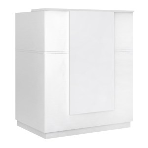 meg-GP028-0133,2-5 ΓΡΑΦΕΙΟ ΥΠΟΔΟΧΗΣ - RECEPTION GEMINI MEGAPAP ΧΡΩΜΑ ΛΕΥΚΟ 100X70X110ΕΚ.