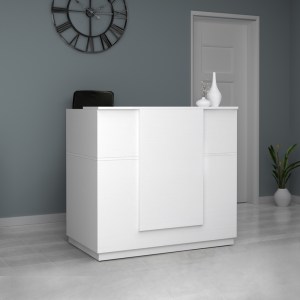 meg-GP028-0134,2-0 ΓΡΑΦΕΙΟ ΥΠΟΔΟΧΗΣ - RECEPTION GEMINI MEGAPAP ΧΡΩΜΑ ΛΕΥΚΟ 120X70X110ΕΚ.