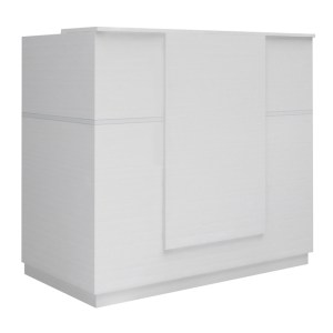 meg-GP028-0135,2-6 ΓΡΑΦΕΙΟ ΥΠΟΔΟΧΗΣ - RECEPTION GEMINI MEGAPAP ΧΡΩΜΑ ΛΕΥΚΟ 150X70X110ΕΚ.