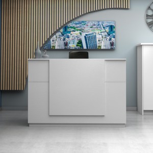 meg-GP028-0136,2-2 ΓΡΑΦΕΙΟ ΥΠΟΔΟΧΗΣ - RECEPTION GEMINI MEGAPAP ΧΡΩΜΑ ΛΕΥΚΟ 180X70X110ΕΚ.