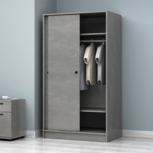 meg-GP028-0138,3-2 ΝΤΟΥΛΑΠΑ ΡΟΥΧΩΝ REGIO MEGAPAP ΔΙΦΥΛΛΗ ΣΥΡΟΜΕΝΗ ΧΡΩΜΑ ΓΚΡΙ ΣΚΥΡΟΔΕΜΑΤΟΣ 100X60X181ΕΚ.