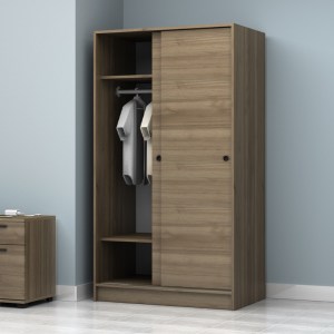 meg-GP028-0138,4-1 ΝΤΟΥΛΑΠΑ ΡΟΥΧΩΝ REGIO MEGAPAP ΔΙΦΥΛΛΗ ΣΥΡΟΜΕΝΗ ΧΡΩΜΑ ΚΑΡΥΔΙ 100X60X181ΕΚ.