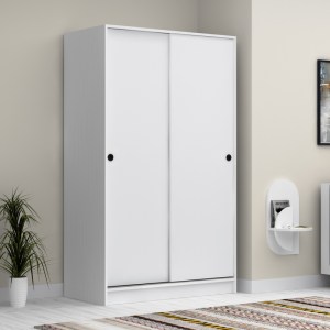 meg-GP028-0139,1-0 ΝΤΟΥΛΑΠΑ ΡΟΥΧΩΝ REGIO MEGAPAP ΔΙΦΥΛΛΗ ΣΥΡΟΜΕΝΗ ΧΡΩΜΑ ΛΕΥΚΟ 120X60X200ΕΚ.