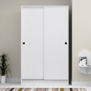 meg-GP028-0139,1-3 ΝΤΟΥΛΑΠΑ ΡΟΥΧΩΝ REGIO MEGAPAP ΔΙΦΥΛΛΗ ΣΥΡΟΜΕΝΗ ΧΡΩΜΑ ΛΕΥΚΟ 120X60X200ΕΚ.