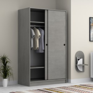 meg-GP028-0139,4-1 ΝΤΟΥΛΑΠΑ ΡΟΥΧΩΝ REGIO MEGAPAP ΔΙΦΥΛΛΗ ΣΥΡΟΜΕΝΗ ΧΡΩΜΑ ΚΑΡΥΔΙ 120X60X200ΕΚ.
