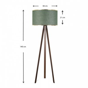 meg-GP029-0001,11-2 ΦΩΤΙΣΤΙΚΟ ΔΑΠΕΔΟΥ ROSLING MEGAPAP MDF/ΥΦΑΣΜΑ/PVC ΧΡΩΜΑ ΚΑΡΥΔΙ/ΚΥΠΑΡΙΣΣΙ 38X21X140ΕΚ.