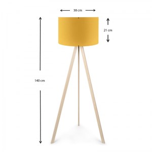 meg-GP029-0001,4-2 ΦΩΤΙΣΤΙΚΟ ΔΑΠΕΔΟΥ ROSLING MEGAPAP MDF/ΥΦΑΣΜΑ/ PVC ΧΡΩΜΑ ΦΥΣΙΚΟ/ΚΡΟΚΙ 38X21X140ΕΚ.